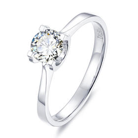 牵手一生18K金钻戒定制【戒托】DR0045