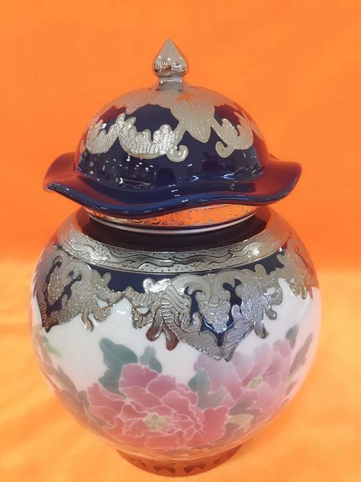 7F 大汉窑  釉下五彩茶叶罐 商品图0