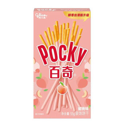 格力高百奇蜜桃味装饰饼干55g 商品图1