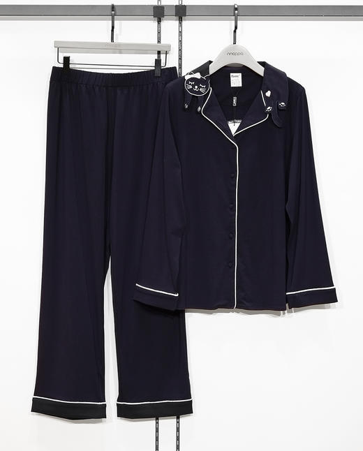 卡通刺绣女士家居服套装58385 商品图1