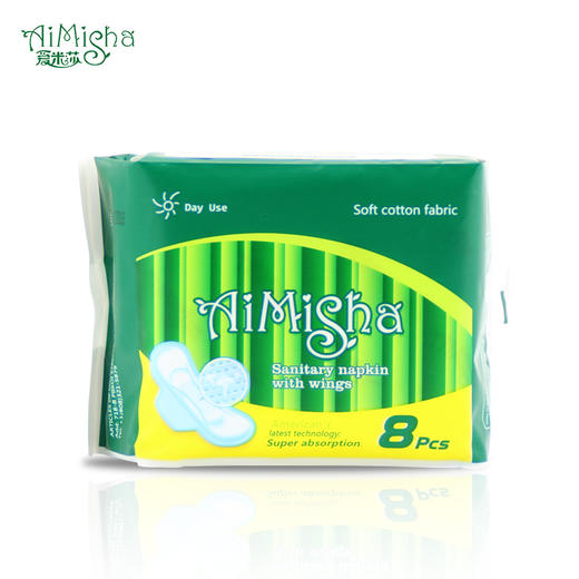 爱米莎N+健康日用棉卫生巾8片 商品图0