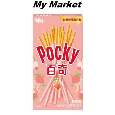 格力高百奇蜜桃味装饰饼干55g 商品图0