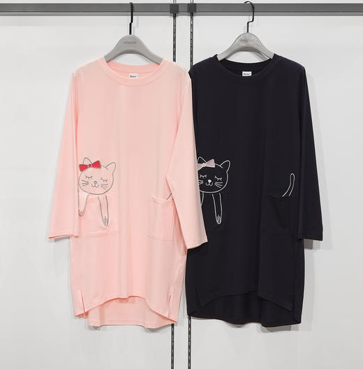 卡通刺绣套头睡裙58387 商品图0