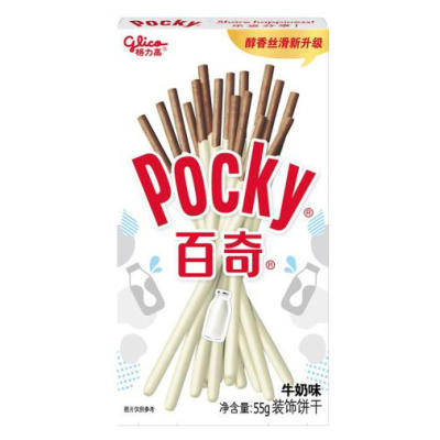 格力高百奇牛奶味装饰饼干55g 商品图1