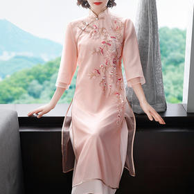 SMHC-20157复古中国风日常改良旗袍连衣裙