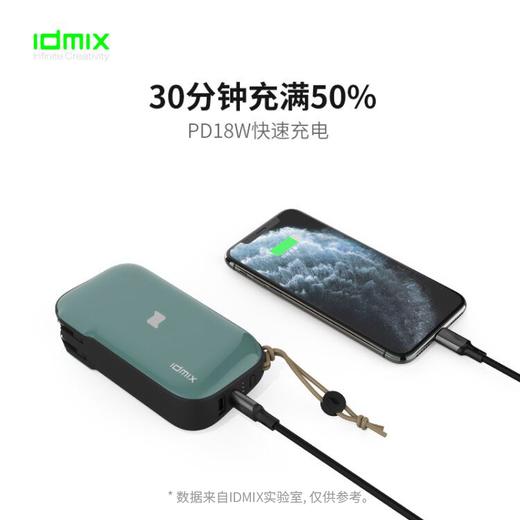 IDMIX旅行PD充电宝带插头快充 苹果笔记本手机专用无线充移动电源 商品图4