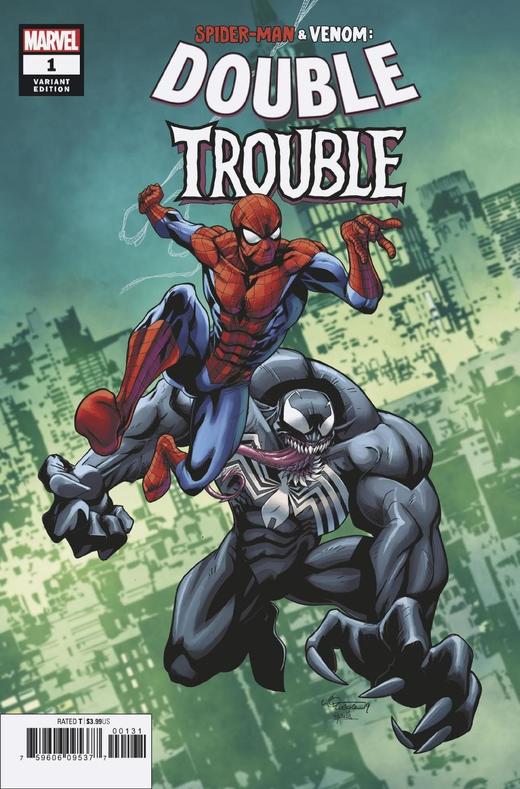 蜘蛛侠/毒液 祸不单行 斜线  Spider-Man & Venom Double Trouble（2019）变体 商品图4
