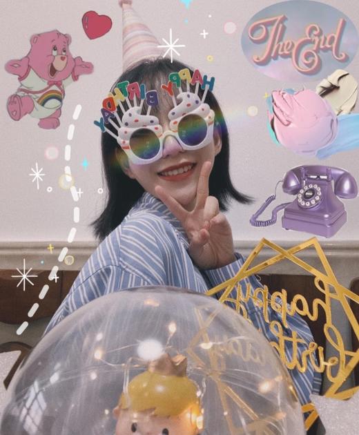 网红生日眼镜（没有白色款） 商品图0