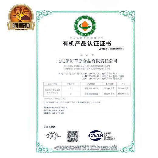 【有机认证】新疆阿吾勒牛肉干阿勒泰北屯特产 肉制品 休闲零食【香辣+孜然】 商品图3