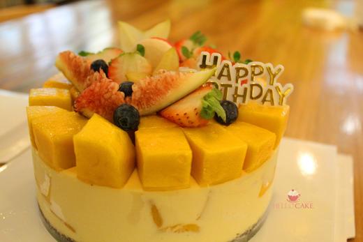 法式慕斯蛋糕 需冷藏保存 芒果流心 下单前请仔细阅读商品详情   如需增加或修改文字  请下单备注 商品图1