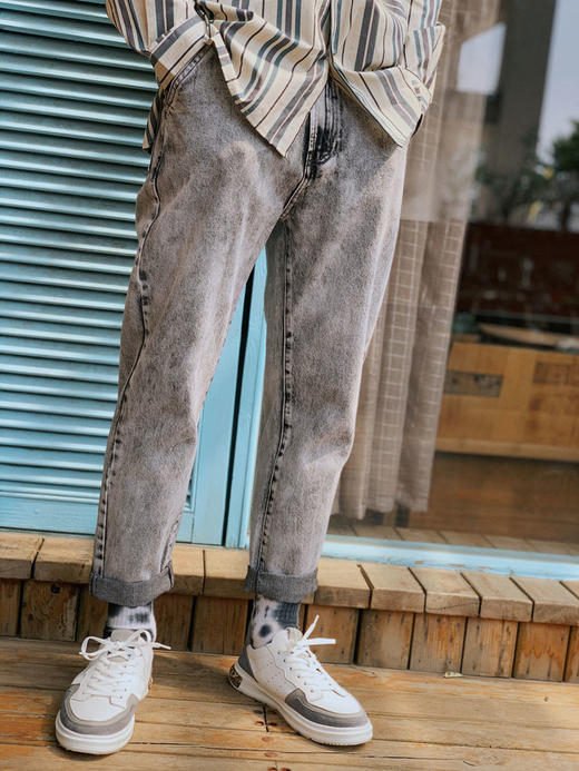 DEC 959231251 时尚经典小脚九分牛仔裤 商品图0