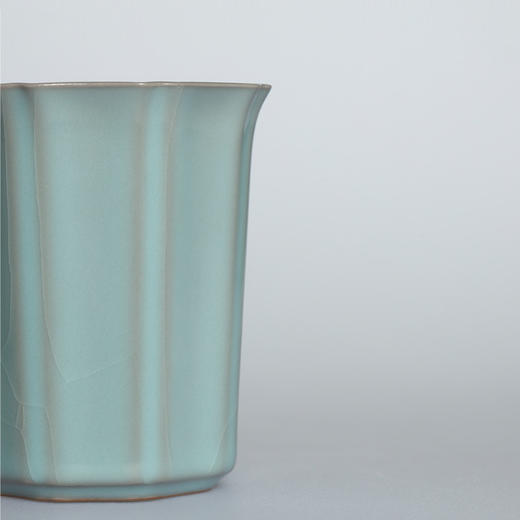 「茶器」徐瑞鸿 汝窑 八方青岚杯 商品图1