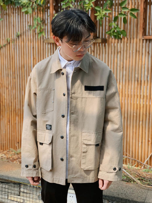 DEC 952272346 时尚复古潮款夹克 商品图0