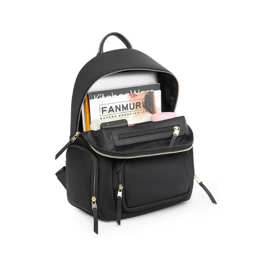 新秀丽精致典雅女士电脑双肩包，水松底尼龙面料，挺括有型TT8 商品图4