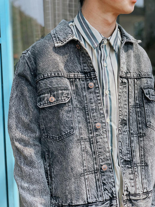 DEC 959272307 春夏 时尚经典牛仔外套夹克 商品图3