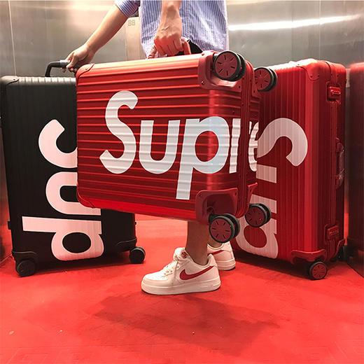 Supreme 全铝镁合金时尚铝框拉杆箱商务金属旅行箱登机行李箱 商品图7