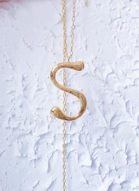 生日礼物专区·私席定制两用黄铜S链/胸针（随单发）