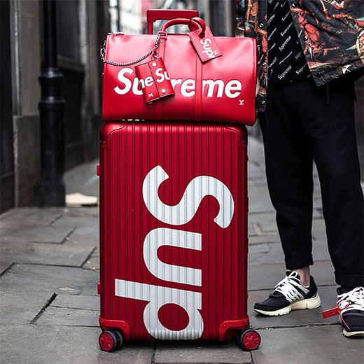 Supreme 全铝镁合金时尚铝框拉杆箱商务金属旅行箱登机行李箱 商品图6
