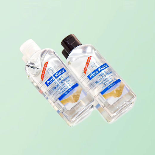【出游外出,随时消毒】pure-klenz英国免洗洗手液100ml 消毒小瓶便携