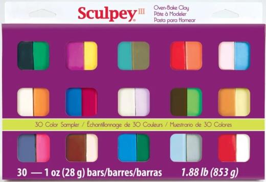 【美国粘土polyform】SculpeyIII套装（30色豪享款） 商品图2