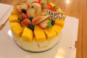 法式慕斯蛋糕 需冷藏保存 芒果流心 下单前请仔细阅读商品详情   如需增加或修改文字  请下单备注