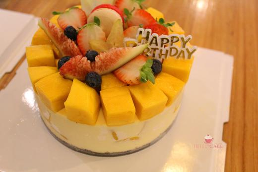 法式慕斯蛋糕 需冷藏保存 芒果流心 下单前请仔细阅读商品详情   如需增加或修改文字  请下单备注 商品图0