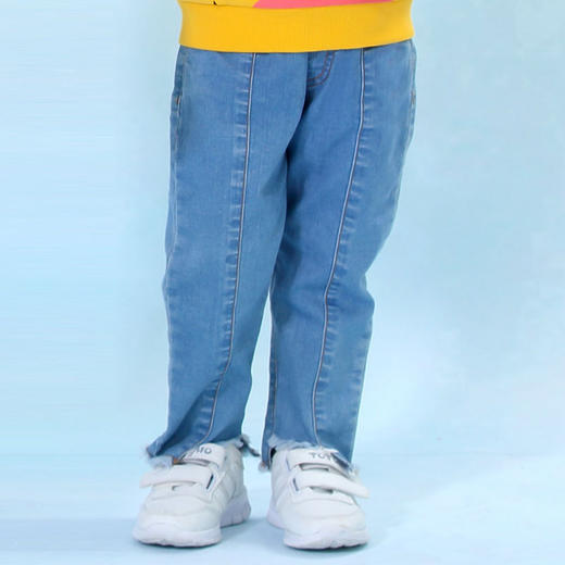棉果果春秋季女童牛仔长裤M122200220078 商品图0