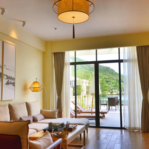 【无边际泳池温泉套房】月泉湖居酒店 钓台房（亲水大床房）/钓台院（2房1厅） 商品图4