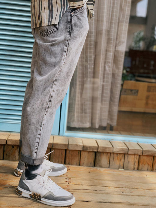 DEC 959231251 时尚经典小脚九分牛仔裤 商品图1