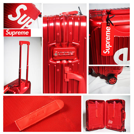 Supreme 全铝镁合金时尚铝框拉杆箱商务金属旅行箱登机行李箱 商品图8