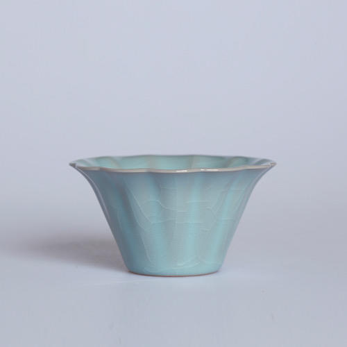 「茶器」十二莲瓣杯 汝窑 商品图0