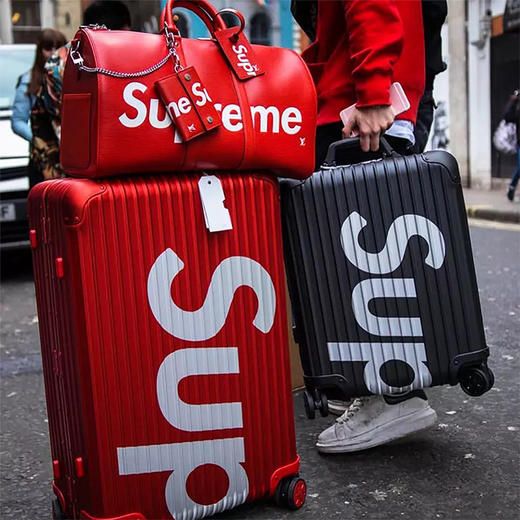 Supreme 全铝镁合金时尚铝框拉杆箱商务金属旅行箱登机行李箱 商品图5