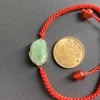冰种晴水翡翠貔貅手绳18k玫瑰金镶嵌手链 商品缩略图4