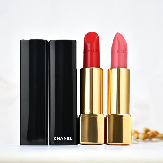 chanel香奈儿丝绒口红丝绒哑光43#珊瑚红