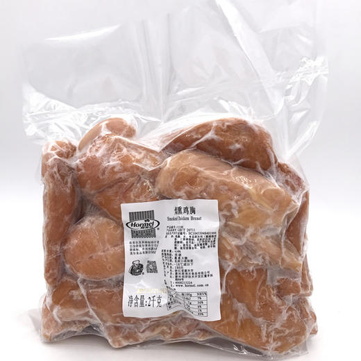 荷美尔烟熏鸡胸 鸡肉粒2kg  轻食沙拉荷美尔鸡肉丁 商品图1