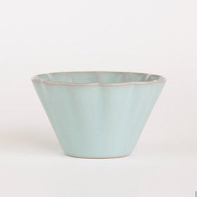 「茶器」徐瑞鸿 汝窑 莲式小斗笠