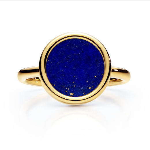 东祥halo系列18k金青金石戒指