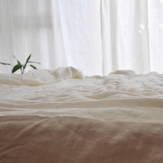 大麻床品四件套【荼白】 商品图1