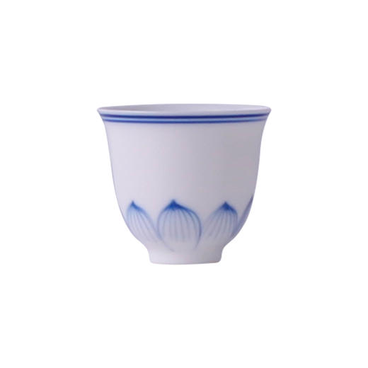 【茶杯/品茗杯】彼岸花开玉兰清莲单杯6入 品茗杯套装6只装手绘小茶杯陶瓷主人杯茶盏单杯日式功夫茶具 商品图4