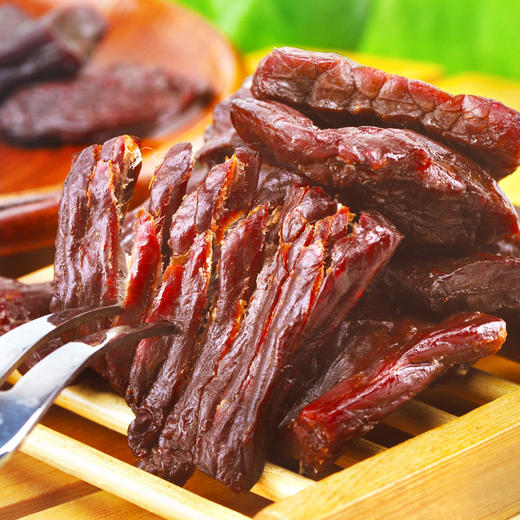 牛肉干内蒙古蒙亮手撕风干牛肉干原味香辣特产零食小吃218g