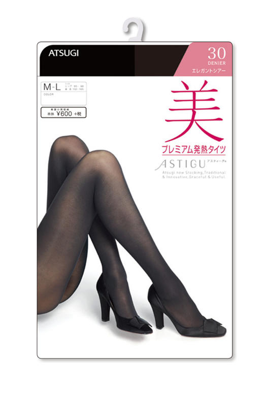 日本ATSUGI / 厚木美30D发热袜连裤袜6130 商品图0