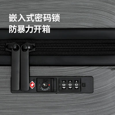银座商务登机箱男20寸行李箱女24寸万向轮旅行箱A-9358L 商品图2
