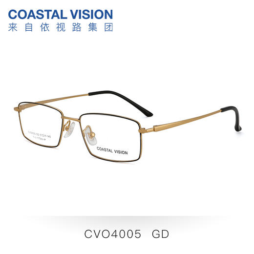 Coastal Vision 镜宴商务系列金属全框光学镜架CVO4005 商品图1