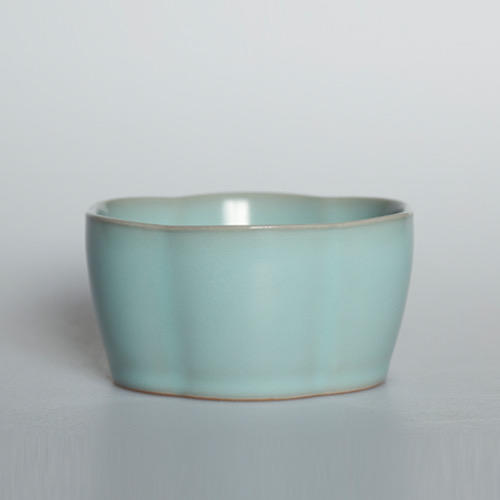 「茶器」徐瑞鸿 汝窑 六瓣荷口杯 商品图0