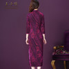 WXY-6521新款高贵时尚修身烫钻旗袍裙TZF 商品缩略图3
