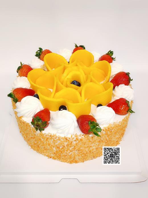 水果花开黄金蛋糕（动物奶油） 商品图1