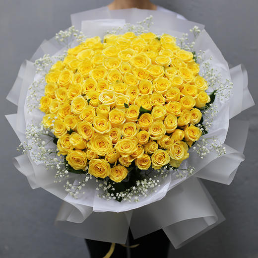 11朵19朵99朵黄玫瑰花束道歉挽留送女朋友老婆爱人生日恋爱结婚周年