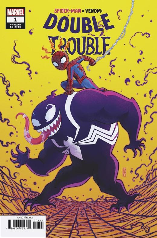 蜘蛛侠/毒液 祸不单行 斜线  Spider-Man & Venom Double Trouble（2019）变体 商品图1