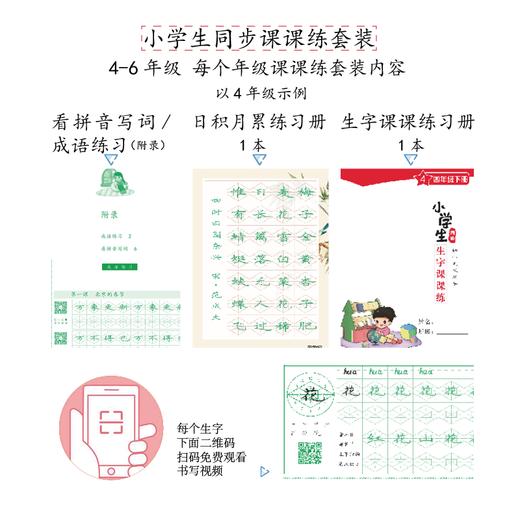 小学生 1 - 6 年级(下册) 课课练套装-LT 商品图4