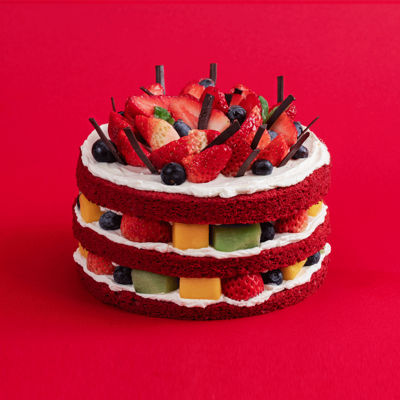 草莓红丝绒，可选1/2/3磅（广州)